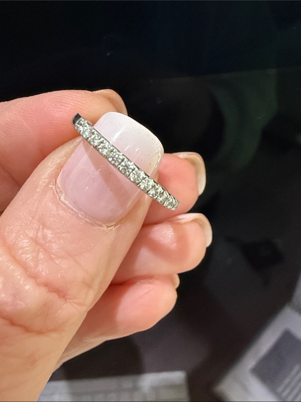 Moissanite Band size 6.5